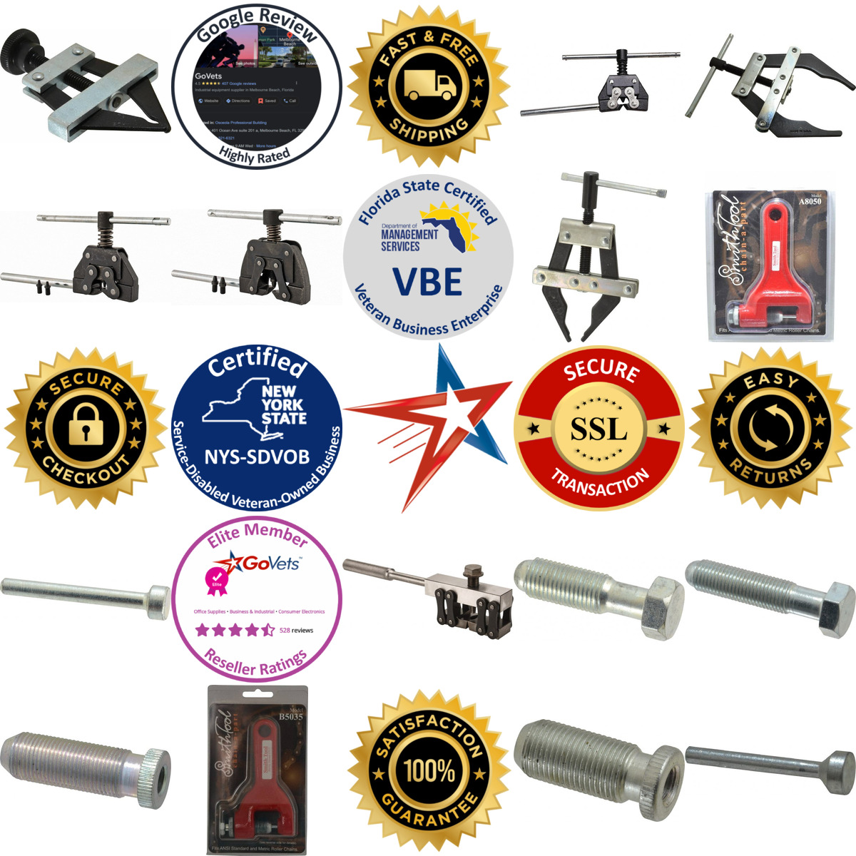 A selection of Chain Maintenance products on GoVets