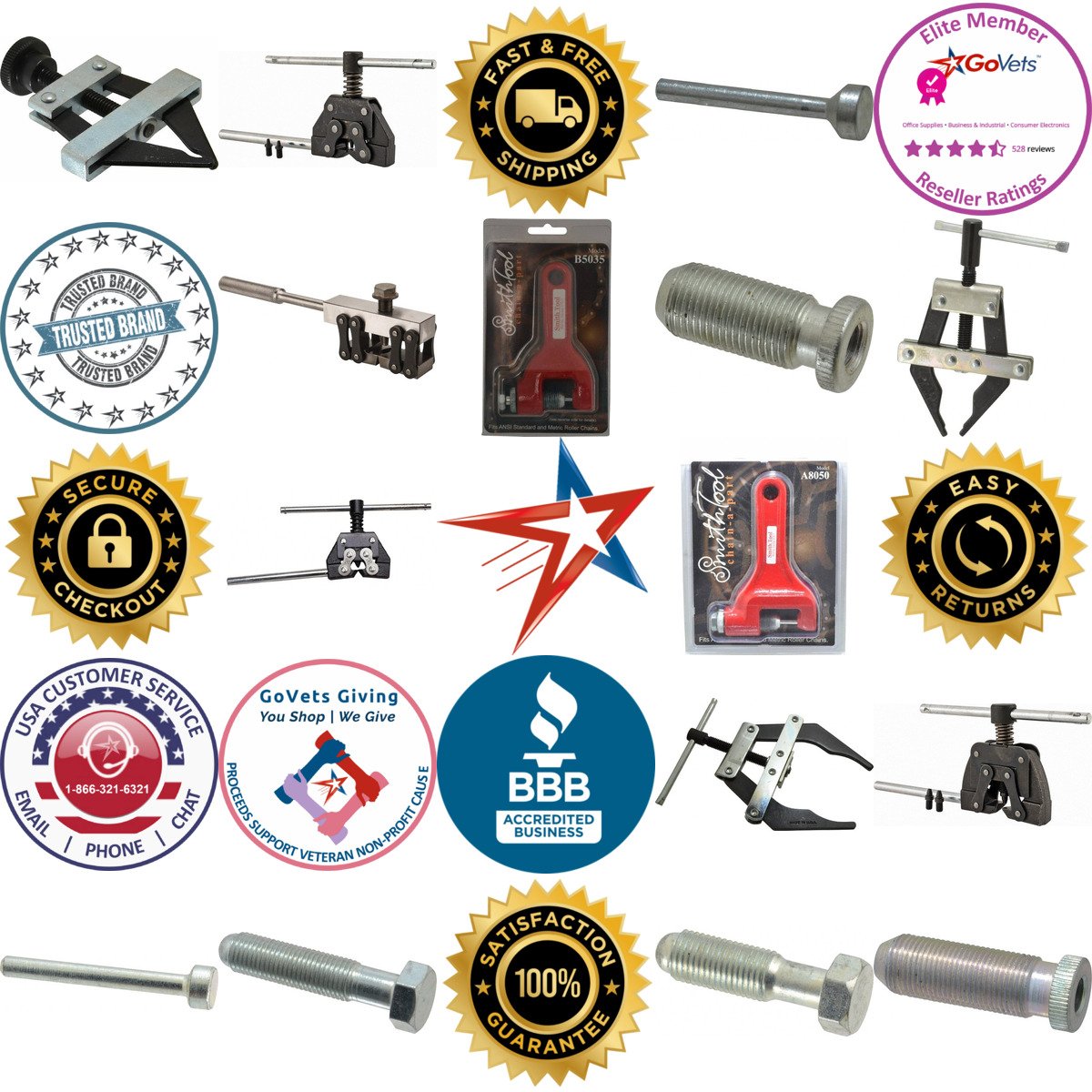 A selection of Chain Breakers Pullers and Parts products on GoVets