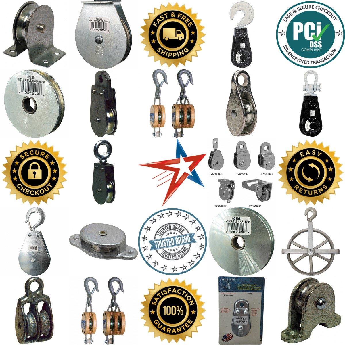 A selection of Blocks and Pulleys products on GoVets