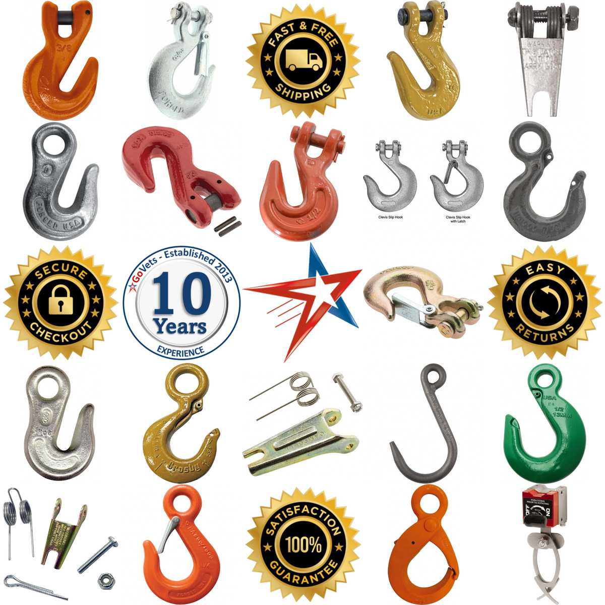 A selection of Hooks and Accessories products on GoVets