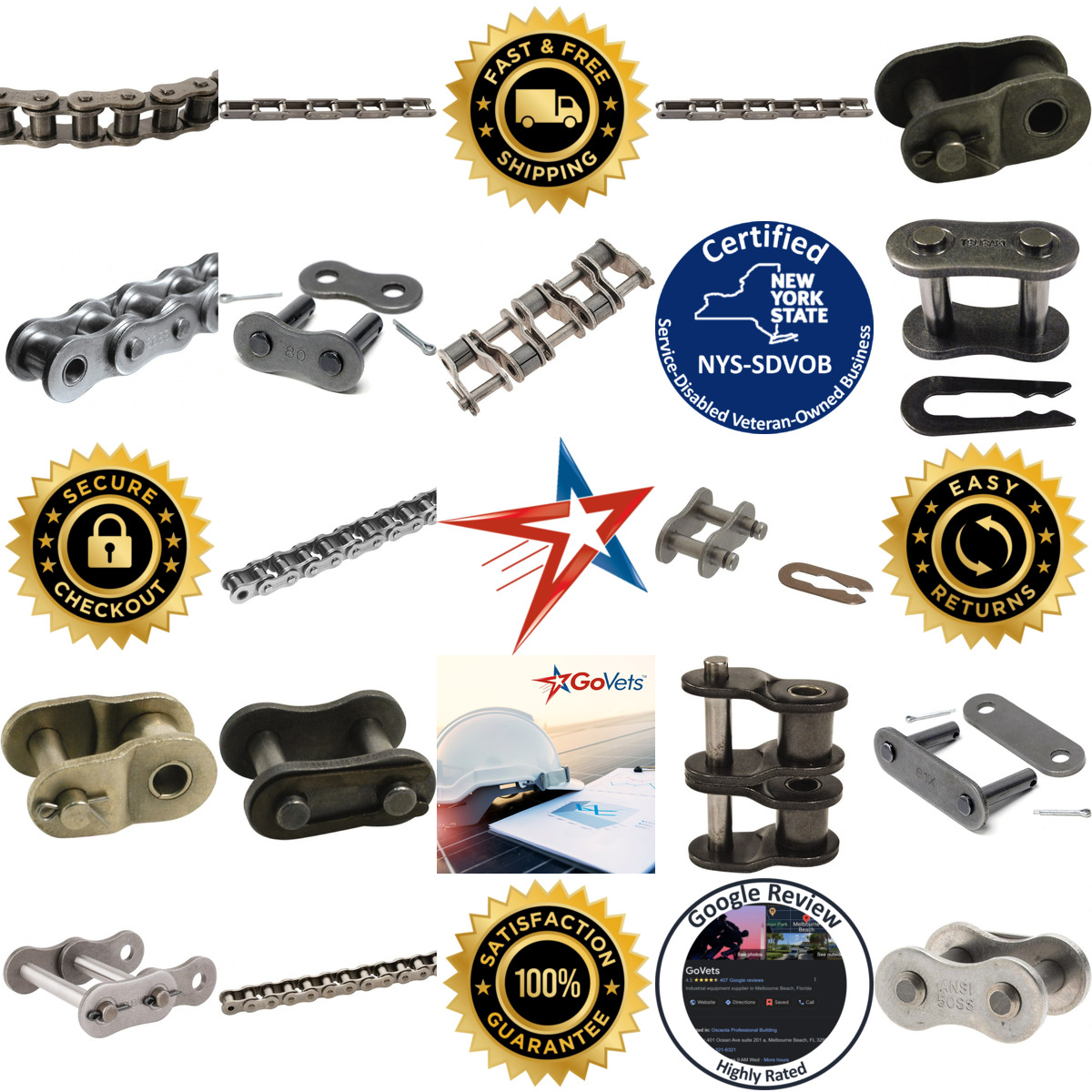 A selection of Roller Chain Links products on GoVets