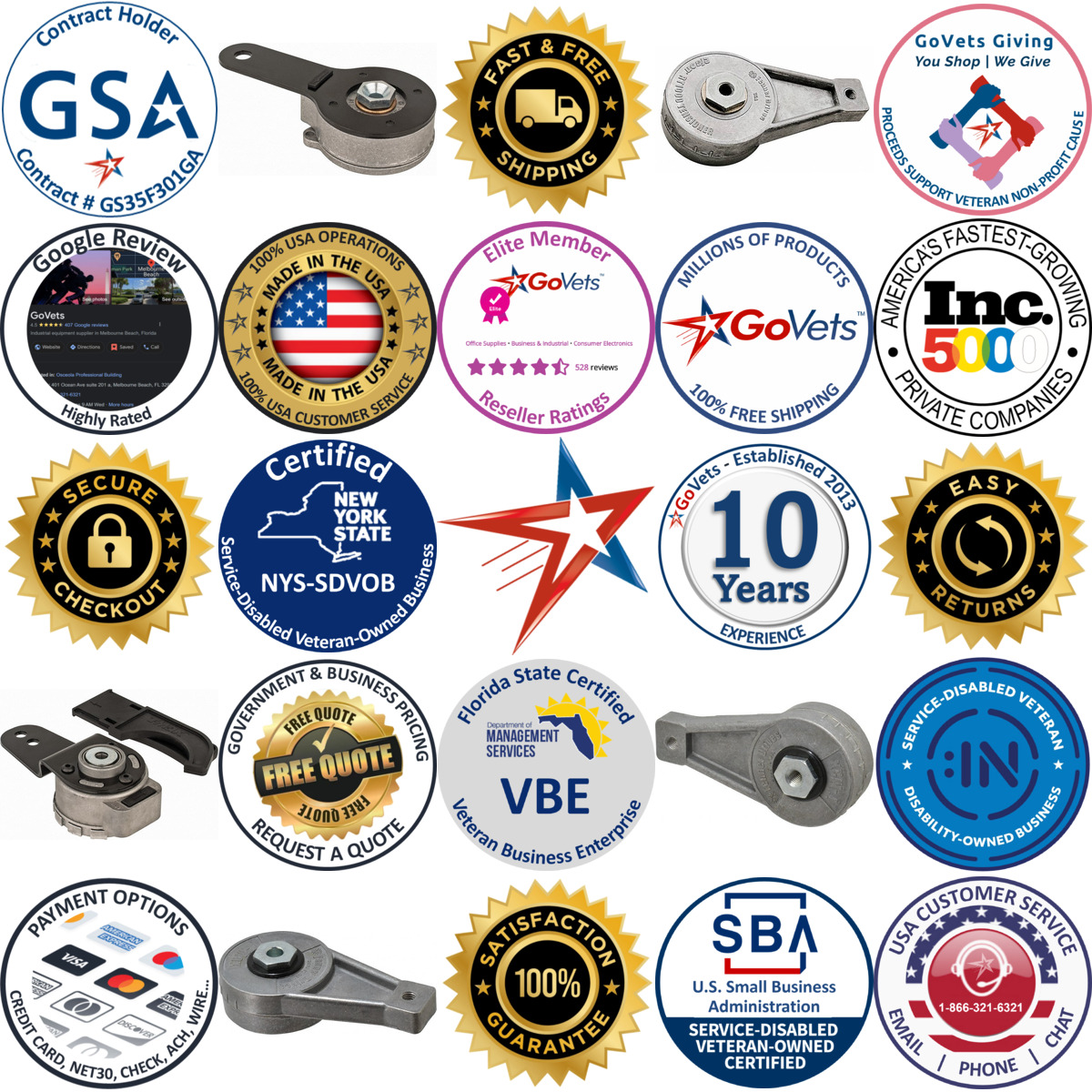 Millions of Products A selection of Rotary Tensioners products on GoVets