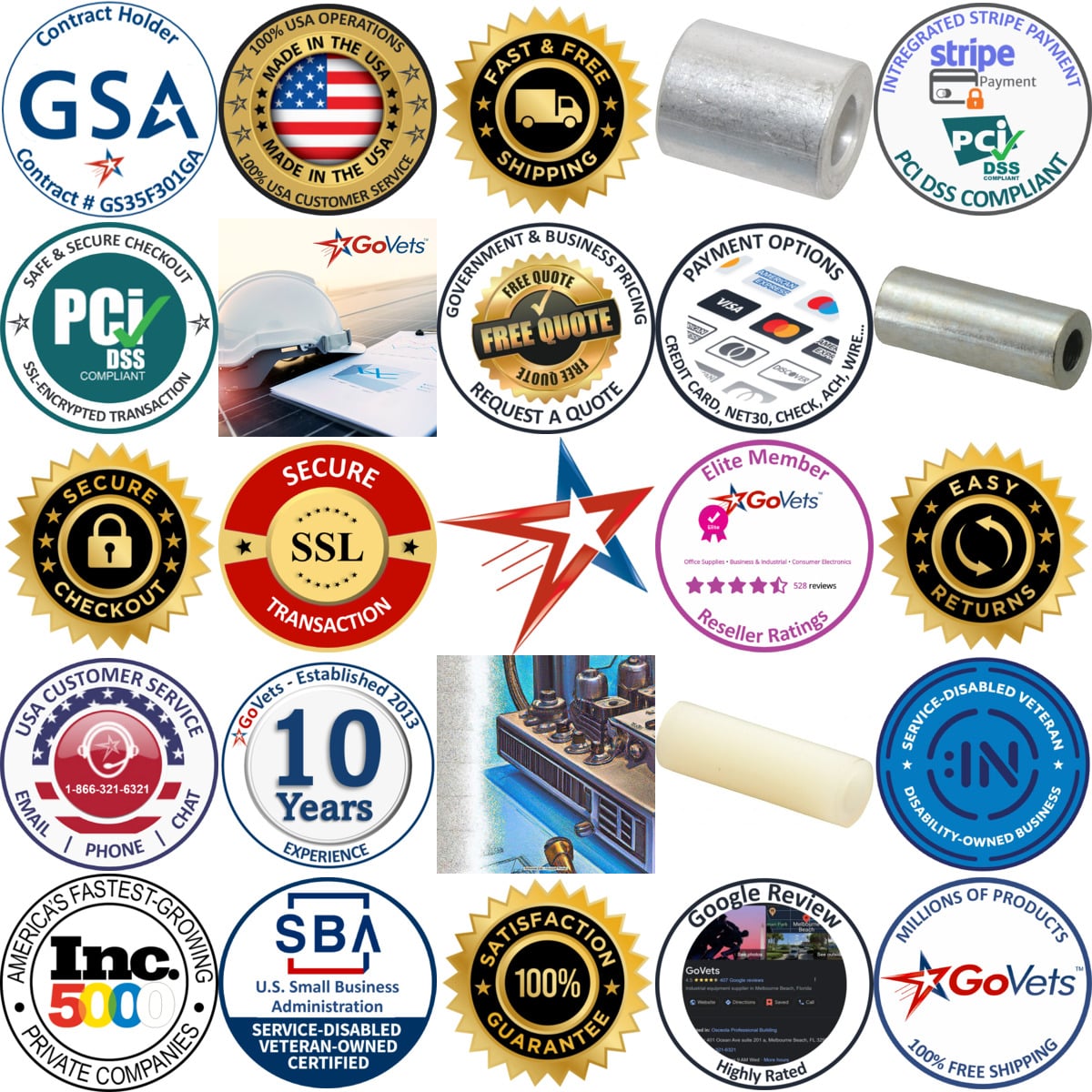 Millions of Products A selection of Electro Hardware products on GoVets