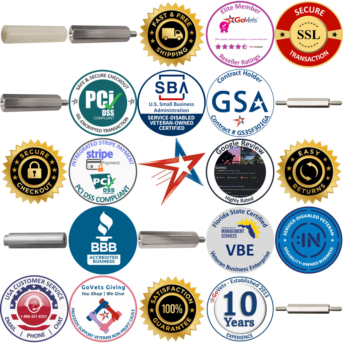 Millions of Products A selection of Msc products on GoVets