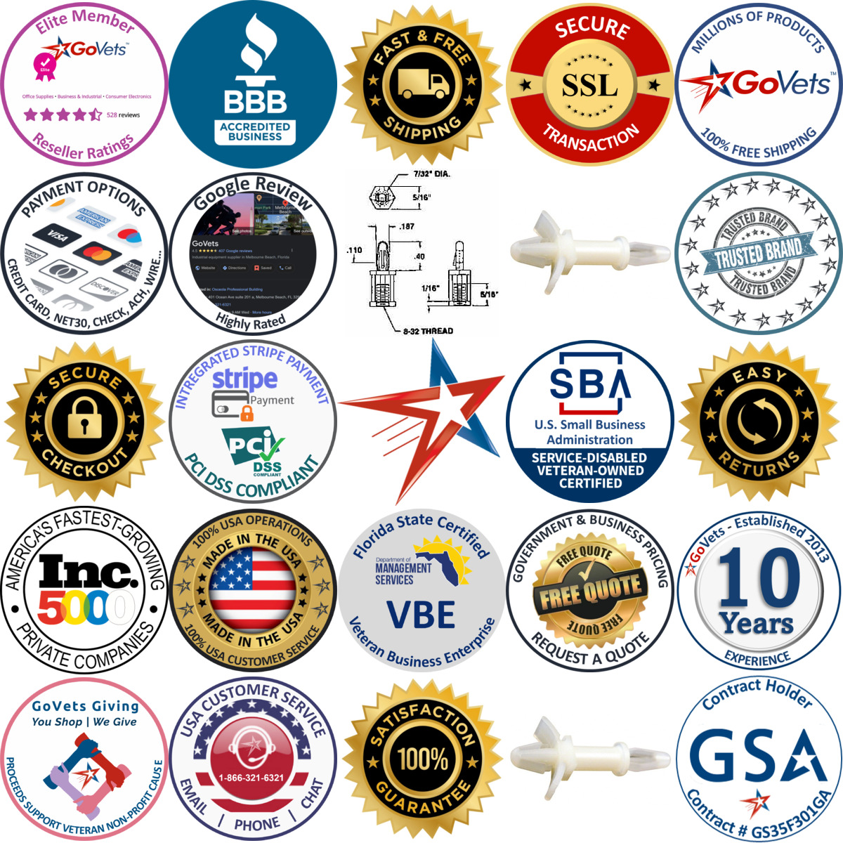 A selection of Circuit Board Supports products on GoVets