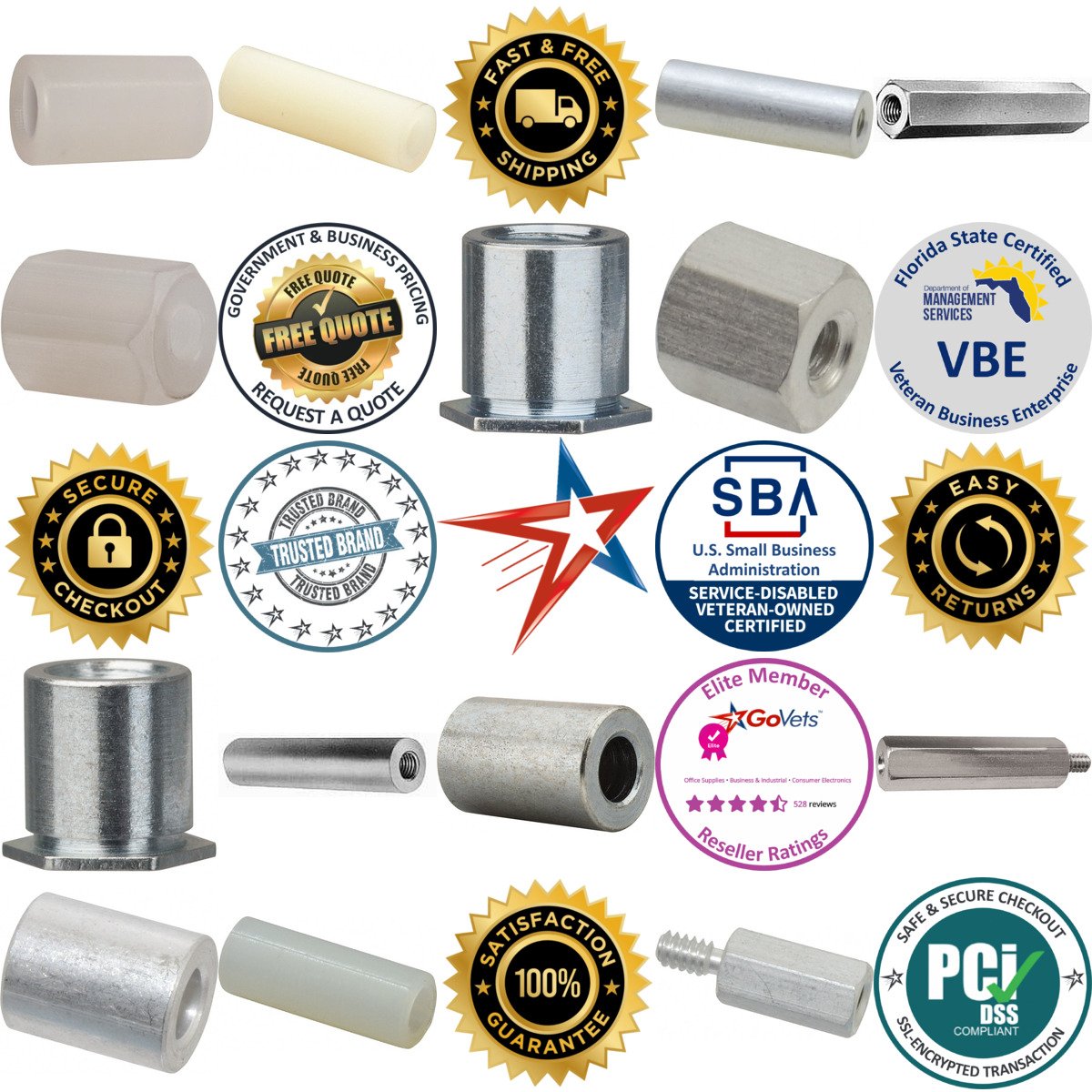 A selection of Circuit Board Fasteners products on GoVets