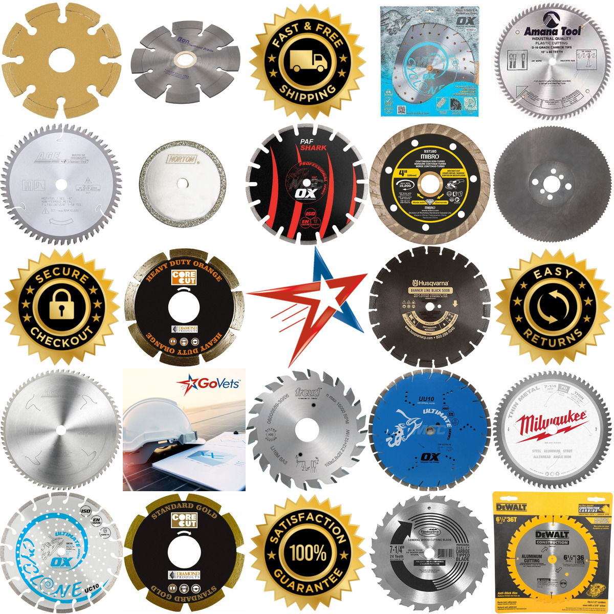 A selection of Circular Saw Blades products on GoVets