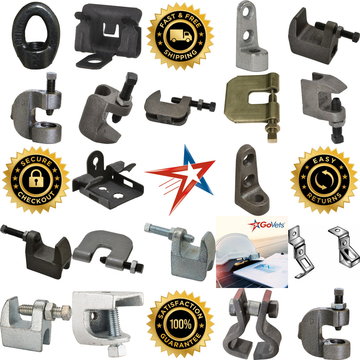 A selection of Beam Clamps and c Clamps products on GoVets