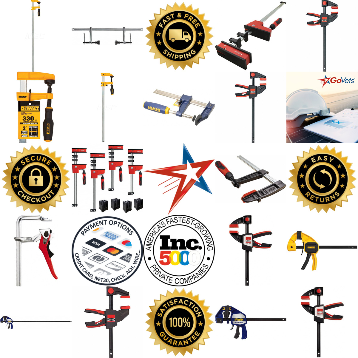 A selection of Bar Clamps products on GoVets