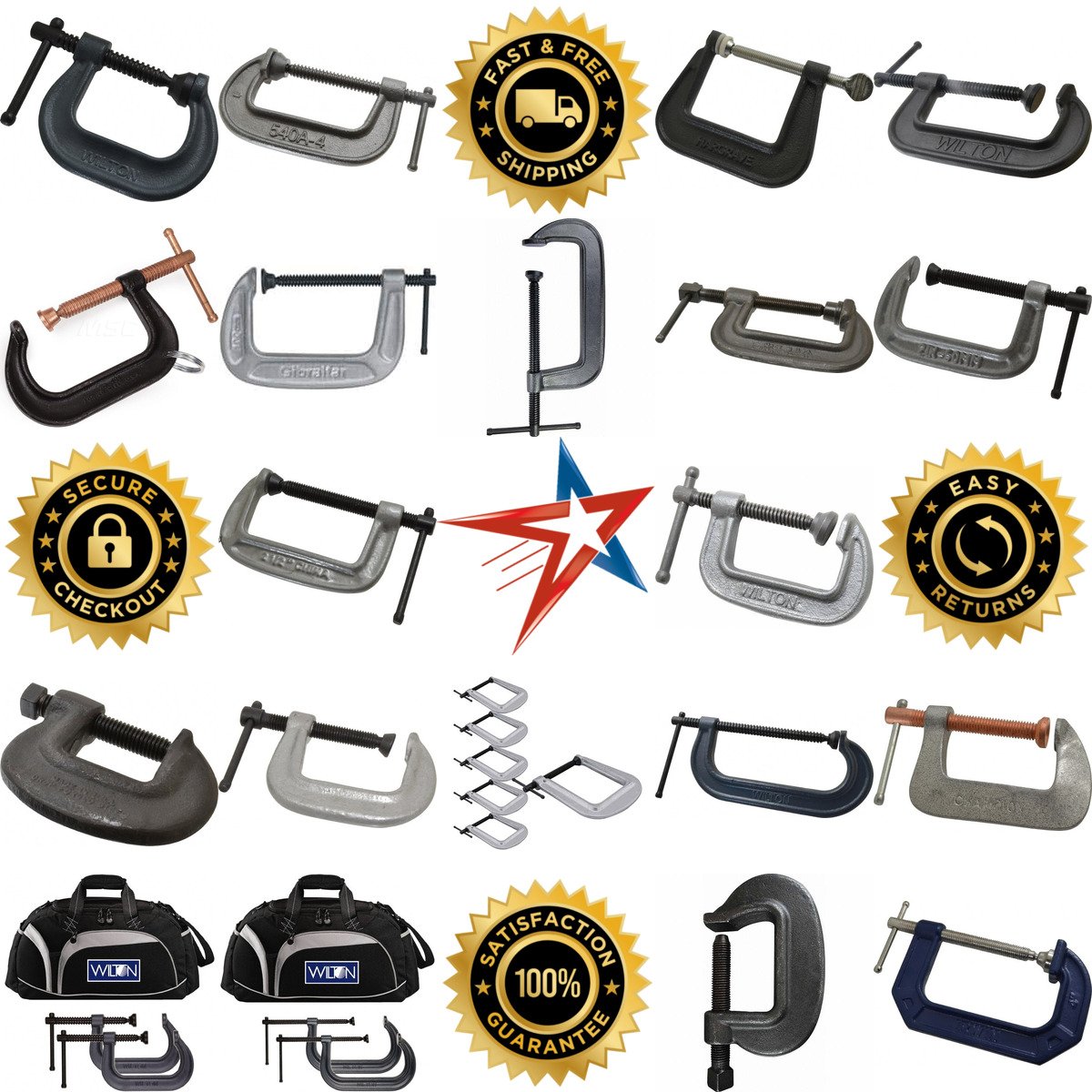 A selection of c Clamps products on GoVets