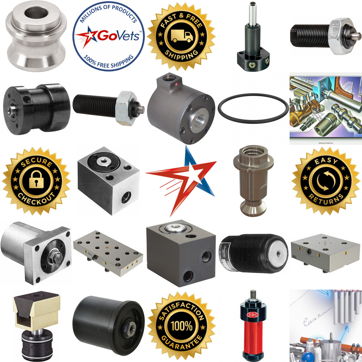 A selection of Clamp Cylinders and Cylinder Accessories products on GoVets