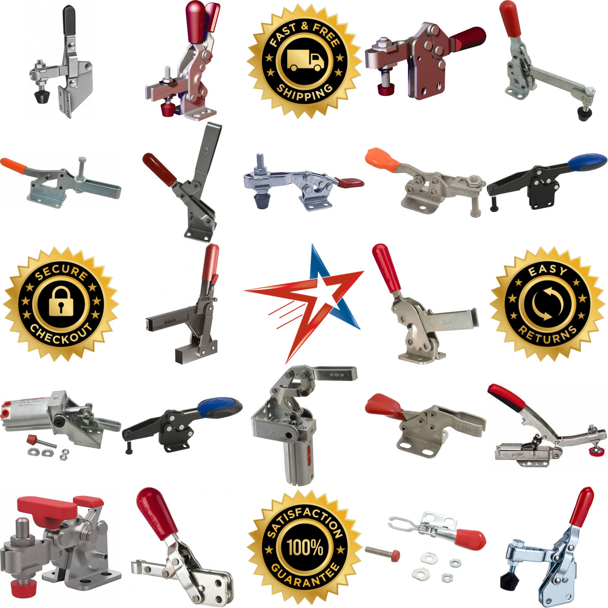 A selection of Hold Down Toggle Clamps products on GoVets