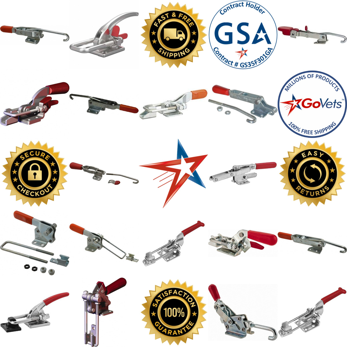 A selection of Pull Action Latch Clamps products on GoVets