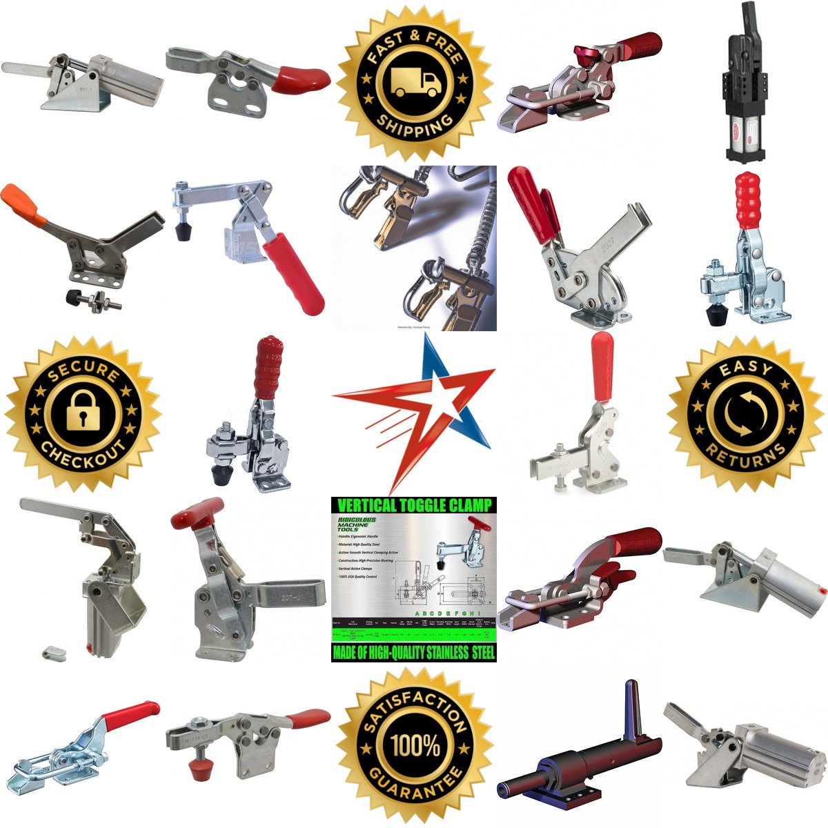 A selection of Toggle Clamps products on GoVets