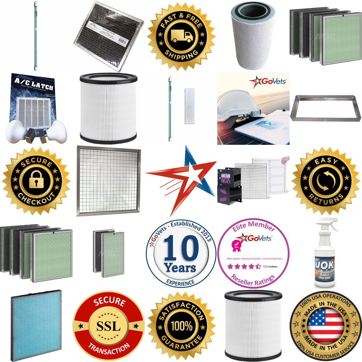 A selection of Air Cleaner and Filter Accessories products on GoVets