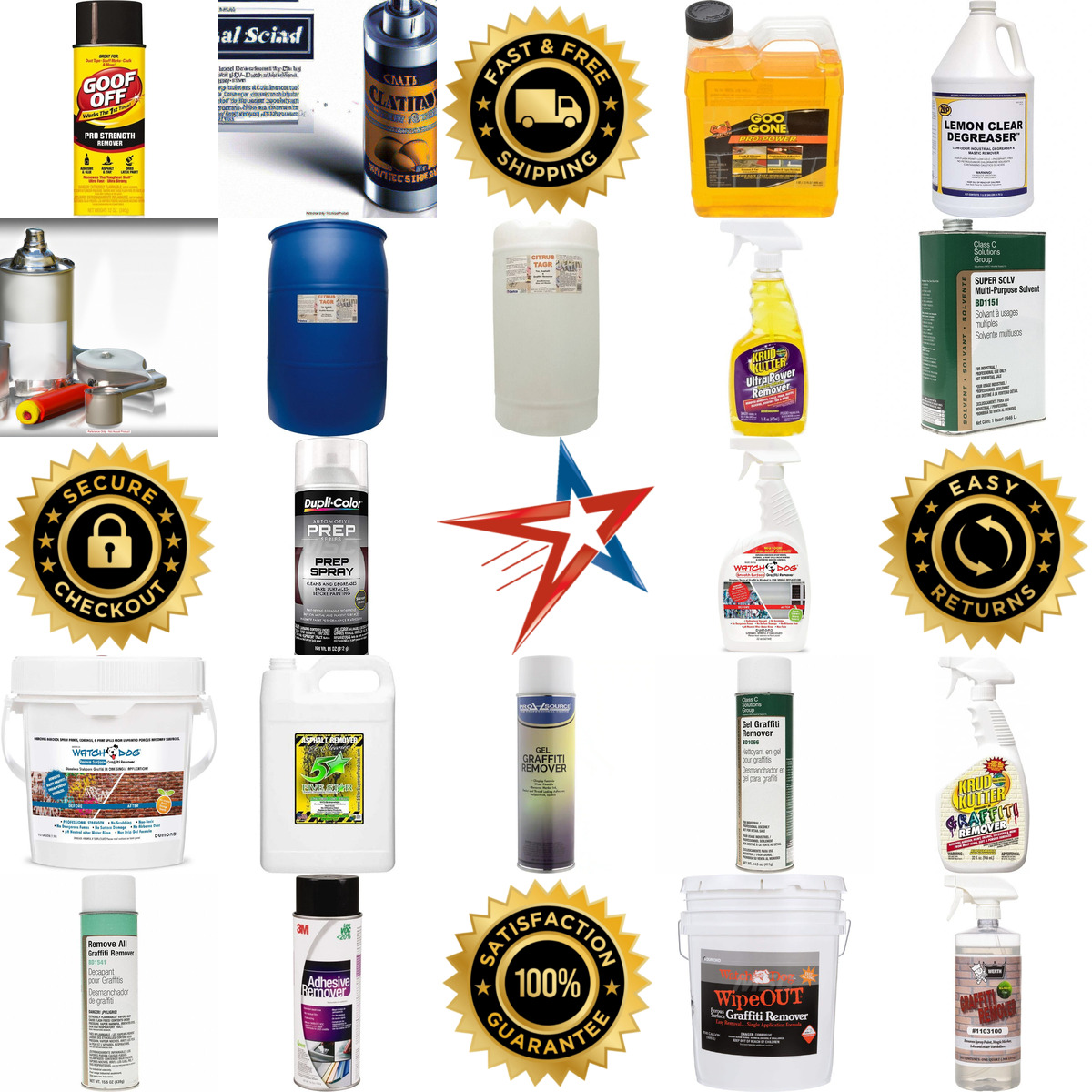 A selection of Adhesive Graffiti and Rust Removers products on GoVets