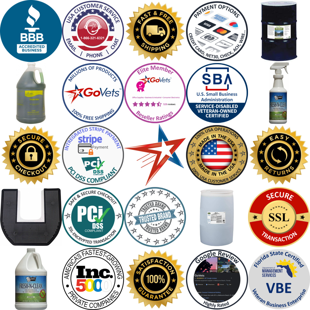 A selection of All Purpose Cleaners and Degreasers products on GoVets