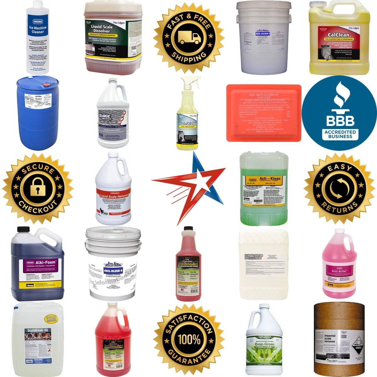 A selection of Hvac Cleaners and Scale Removers products on GoVets
