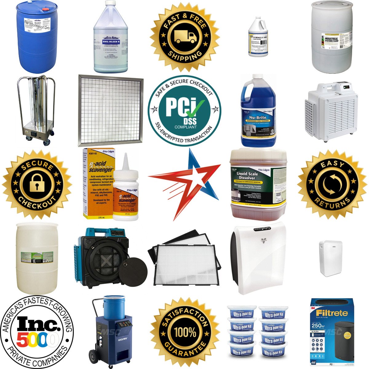 A selection of Cleaners products on GoVets