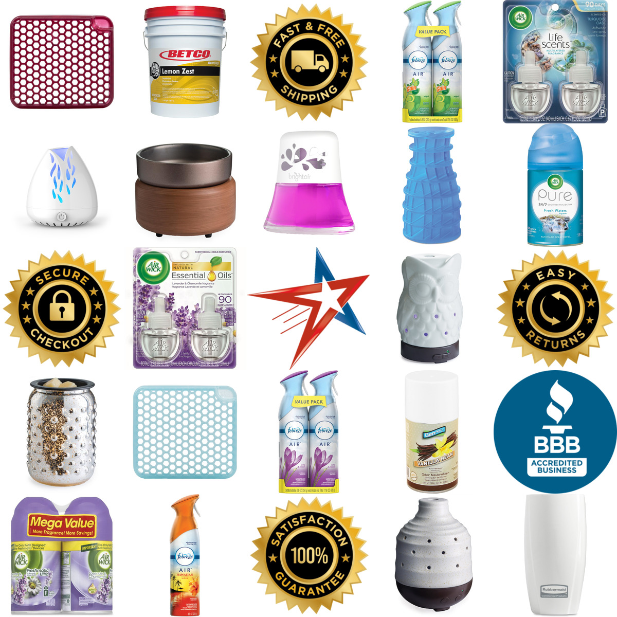 Millions of Products A selection of Air Fresheners products on GoVets