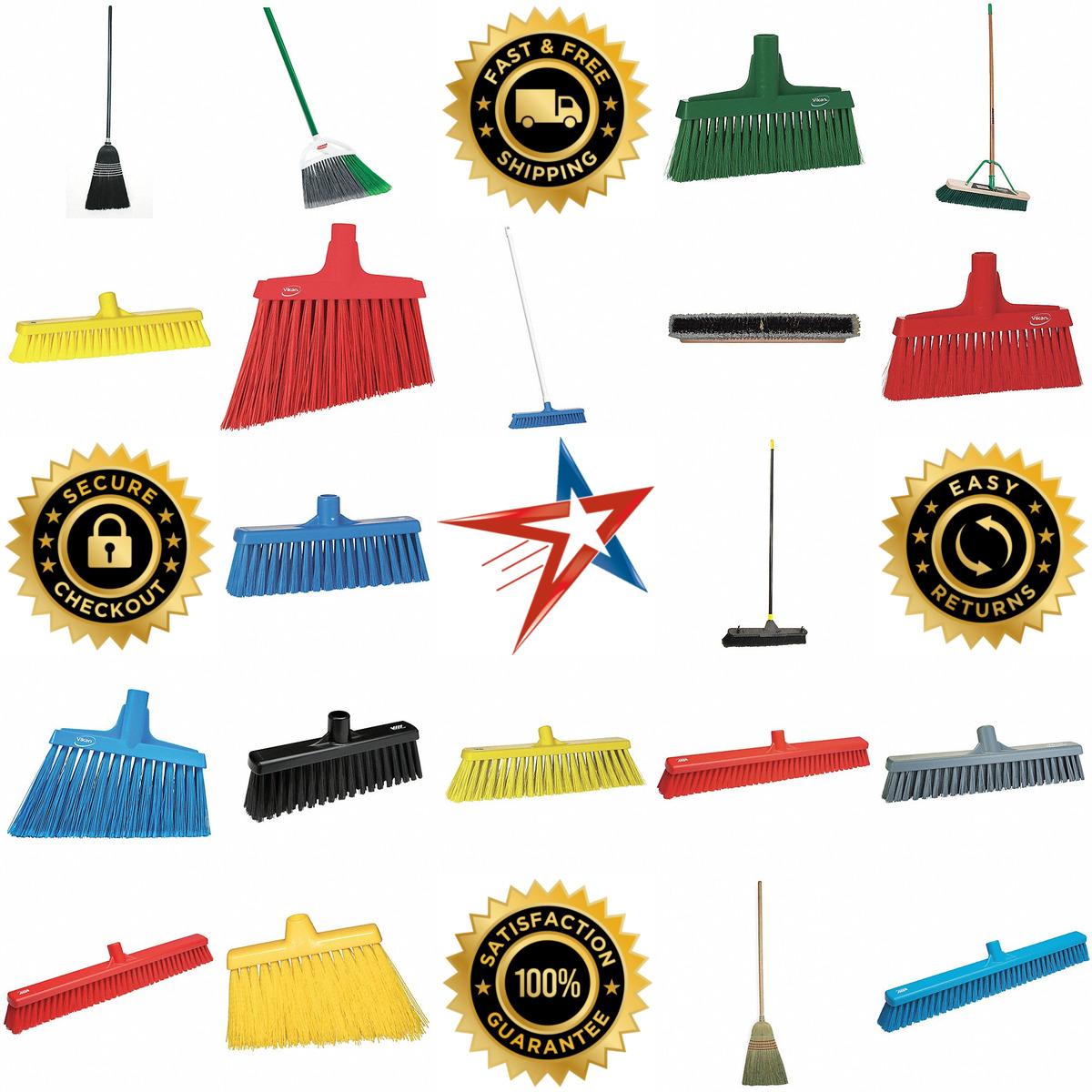 A selection of Brooms products on GoVets