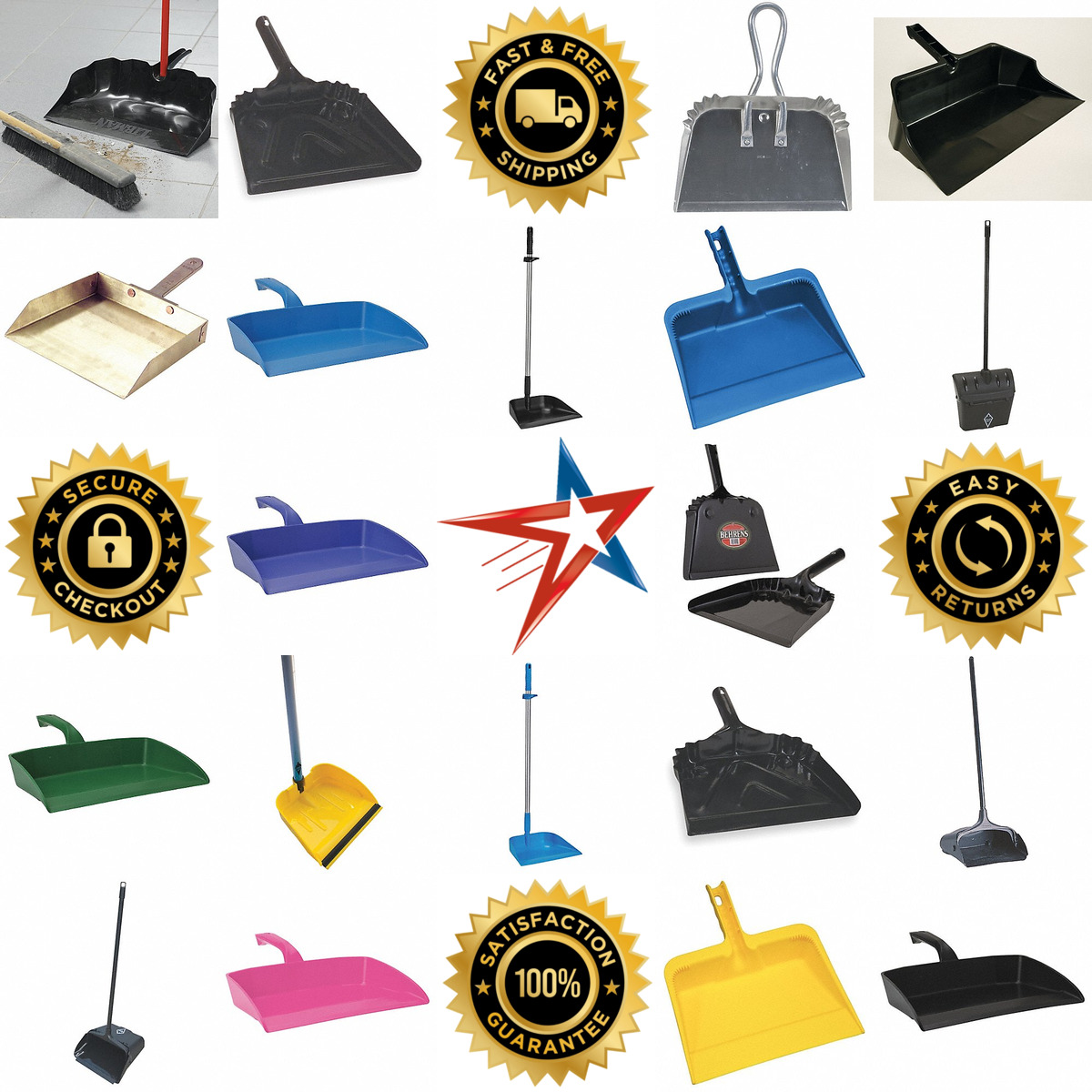 A selection of Dust Pans products on GoVets