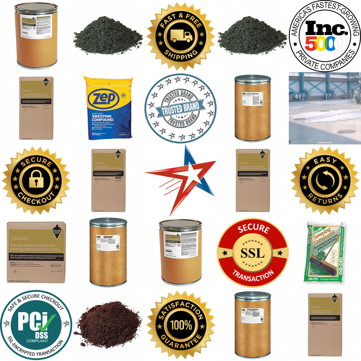 A selection of Floor Sweeping Compounds products on GoVets