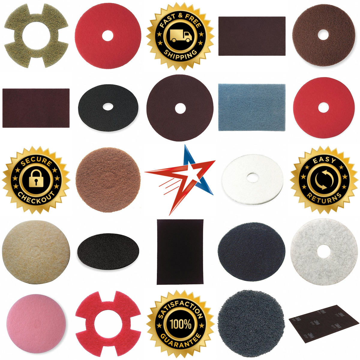 A selection of Floor Machine Pads products on GoVets