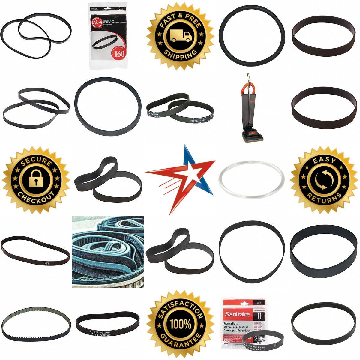 A selection of Vacuum Cleaner Belts products on GoVets