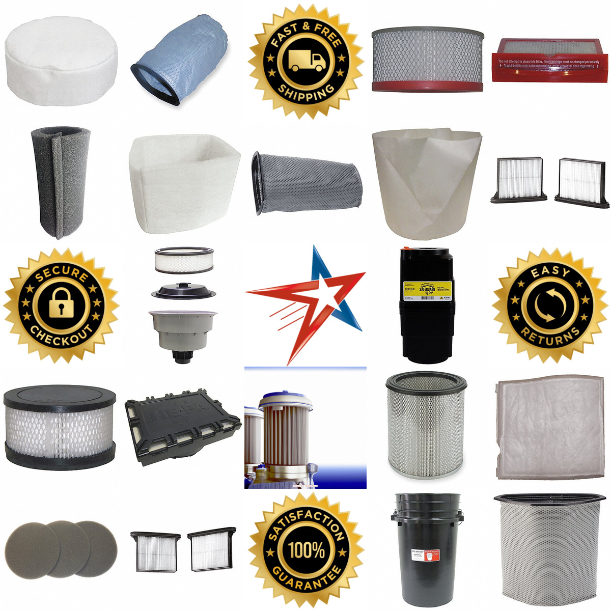A selection of Vacuum Cleaner Filters products on GoVets