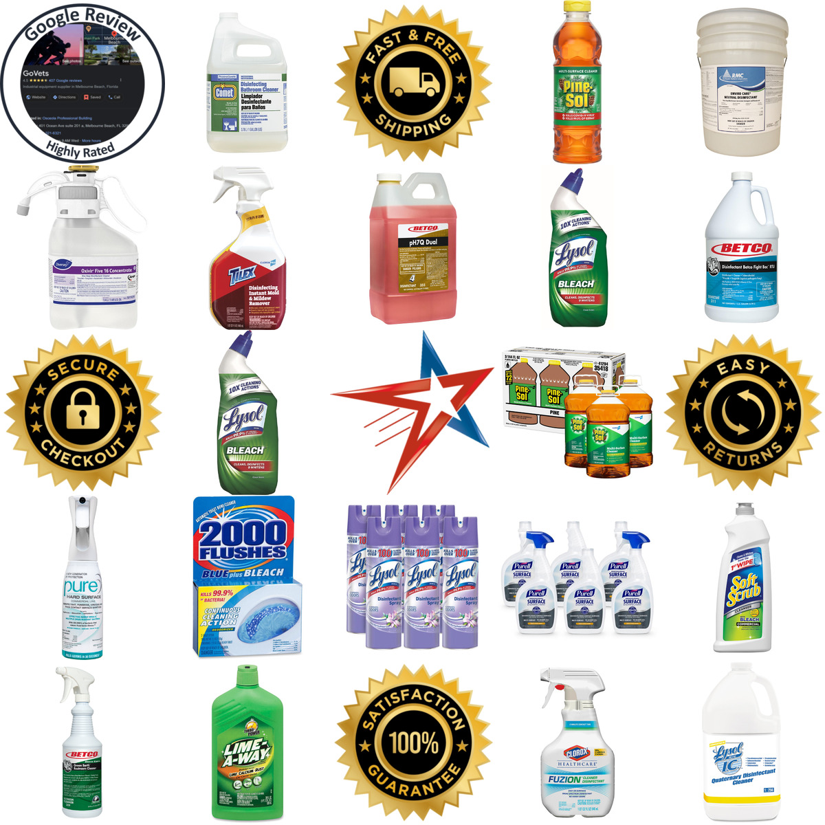 Millions of Products A selection of Bathroom Cleaners products on GoVets