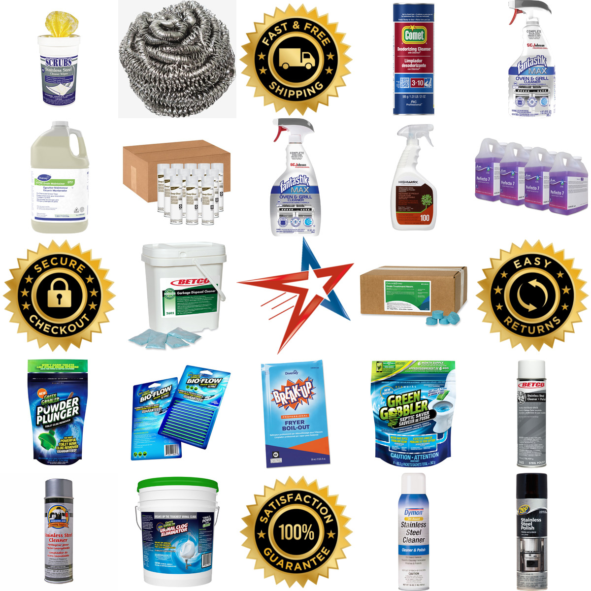Millions of Products A selection of Kitchen Cleaners products on GoVets