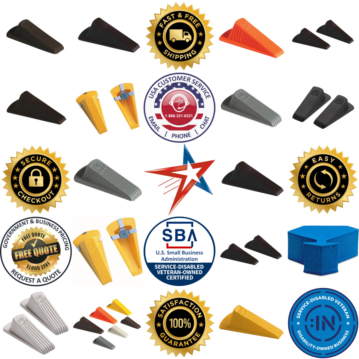 Millions of Products A selection of Doorstops products on GoVets