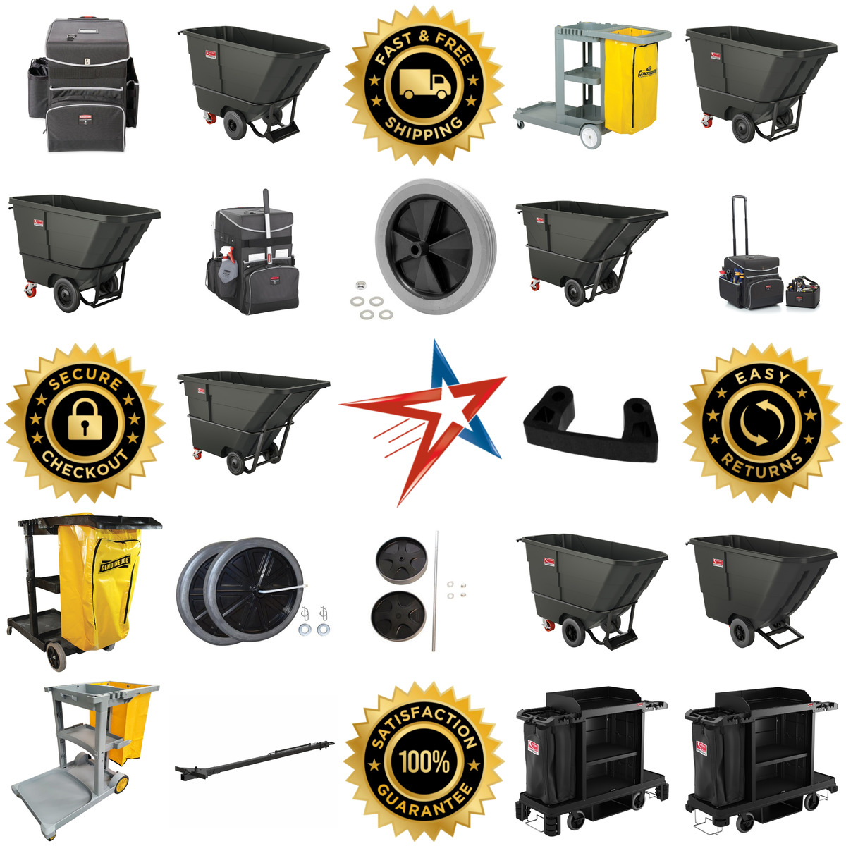 A selection of Janitorial Carts products on GoVets