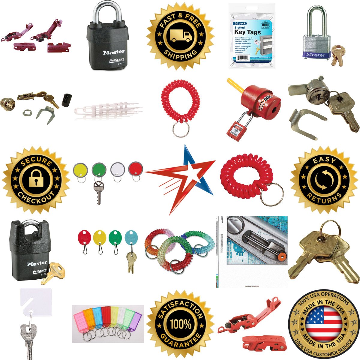 A selection of Key Control and Locks products on GoVets