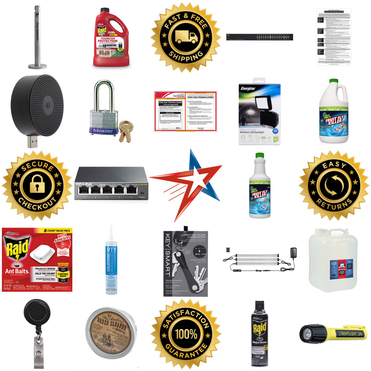A selection of Facility Supplies products on GoVets