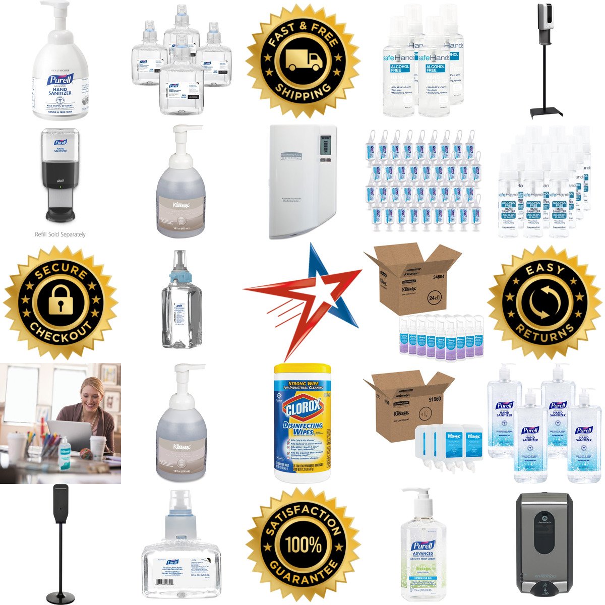 A selection of Hand Sanitizers products on GoVets