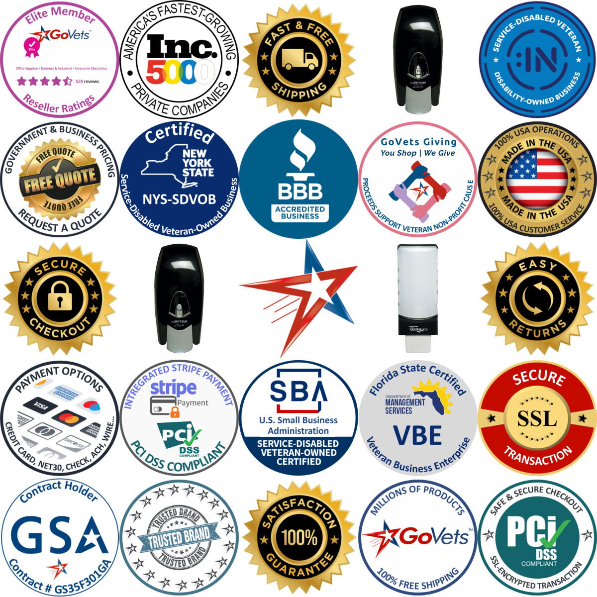 Millions of Products A selection of Betco products on GoVets