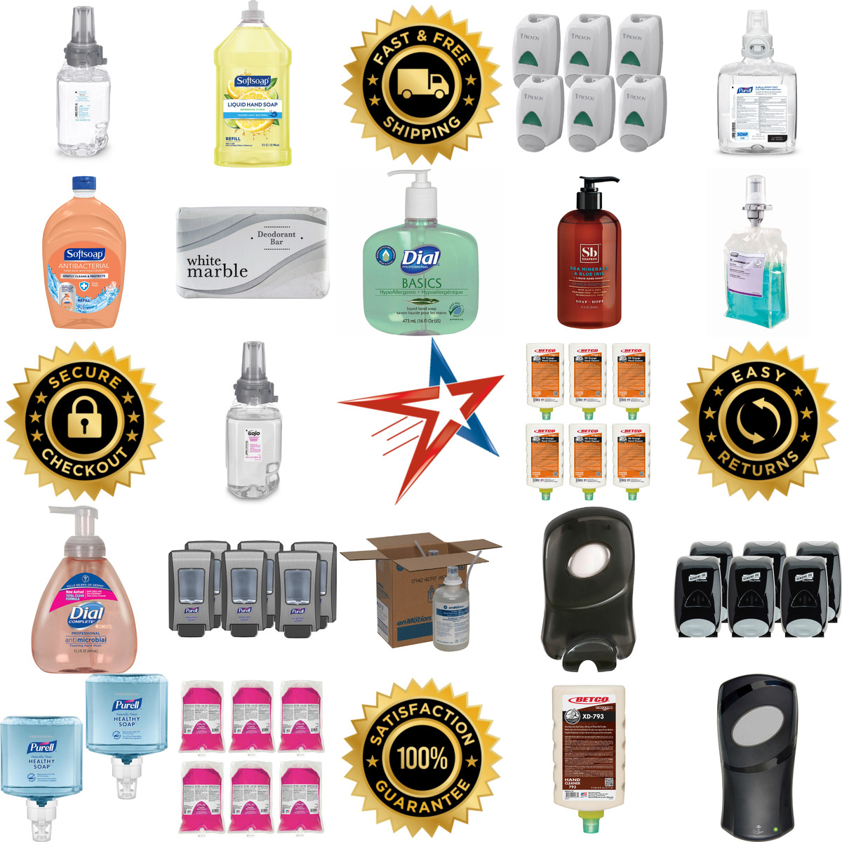 Millions of Products A selection of Hand Soap products on GoVets