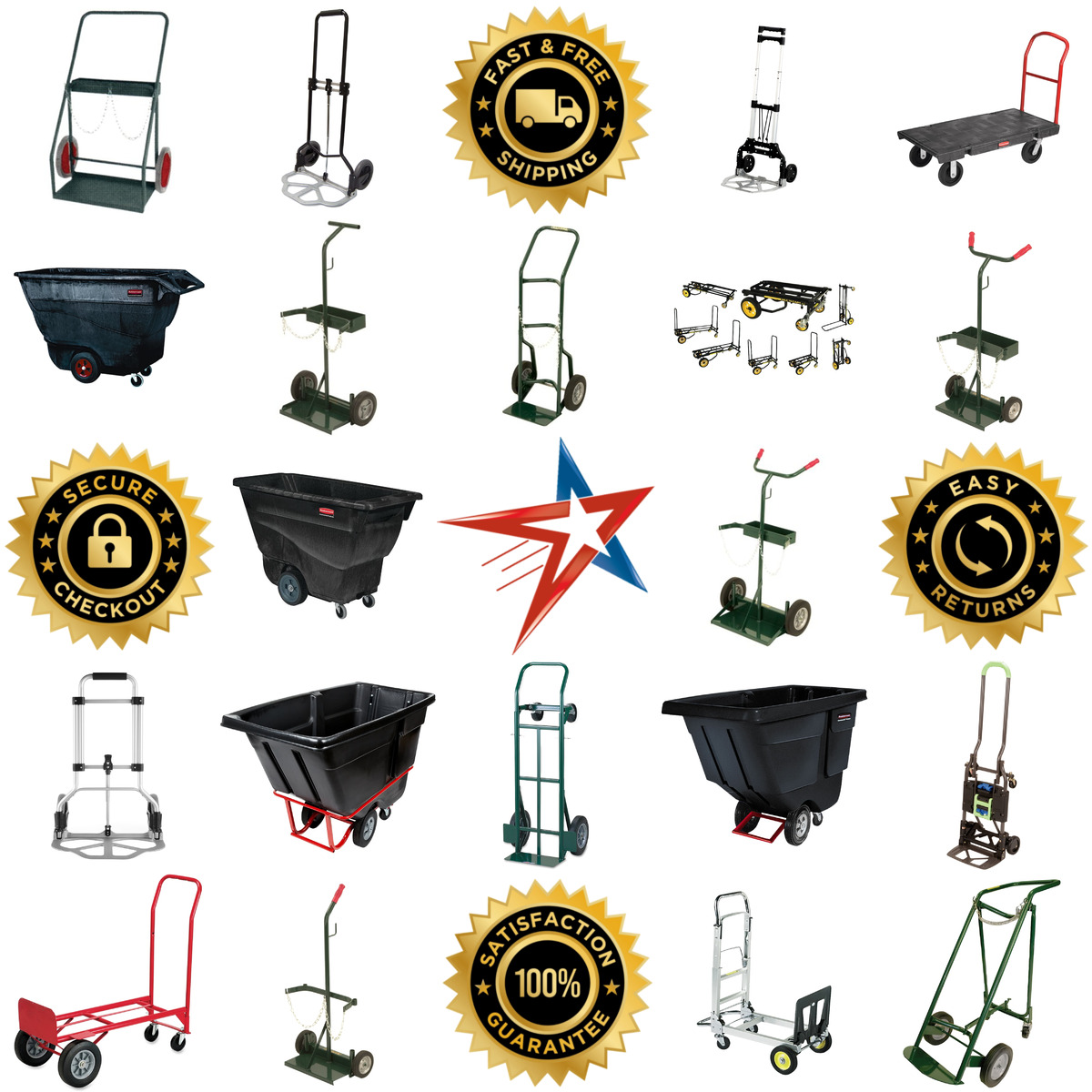 A selection of Carts and Trucks products on GoVets
