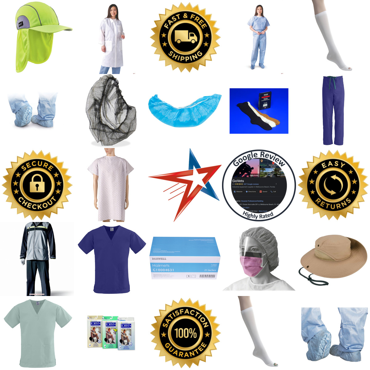 Millions of Products A selection of Medical Wear products on GoVets