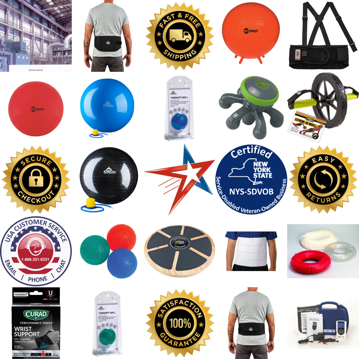 A selection of Rehabilitation products on GoVets