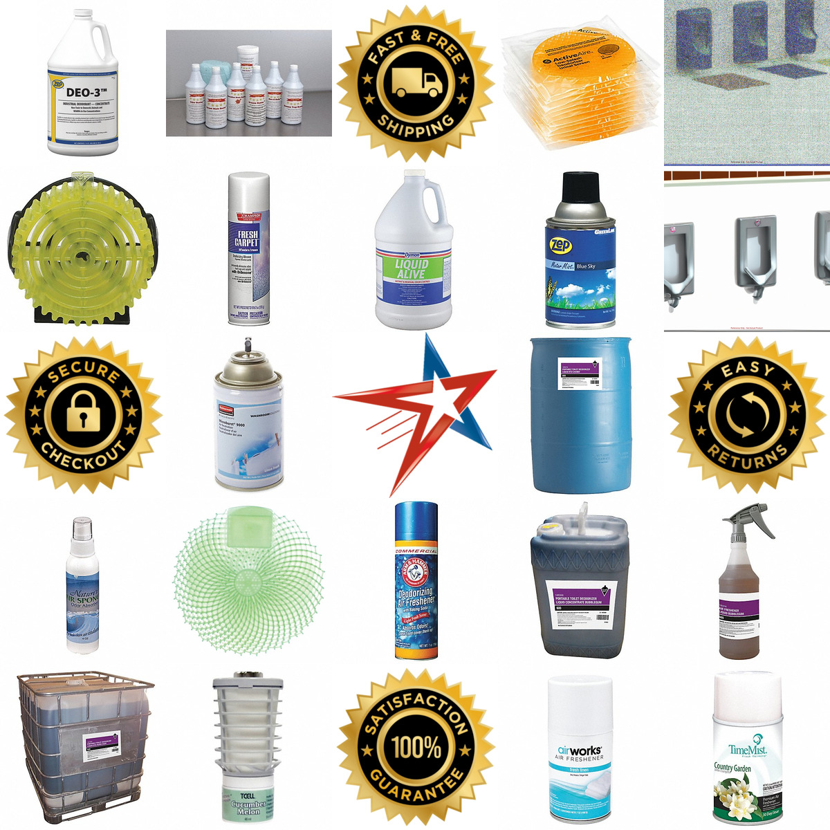 A selection of Odor Control products on GoVets