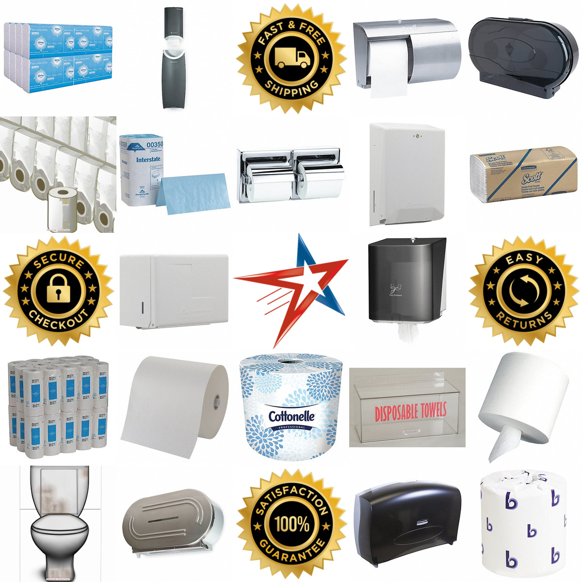 A selection of Paper Products and Dispensers products on GoVets