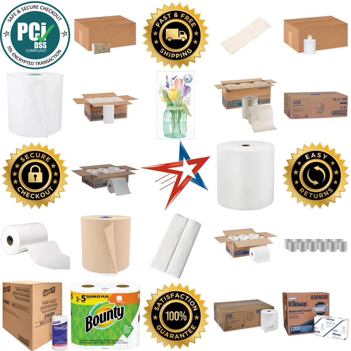 Millions of Products A selection of Paper Towels products on GoVets