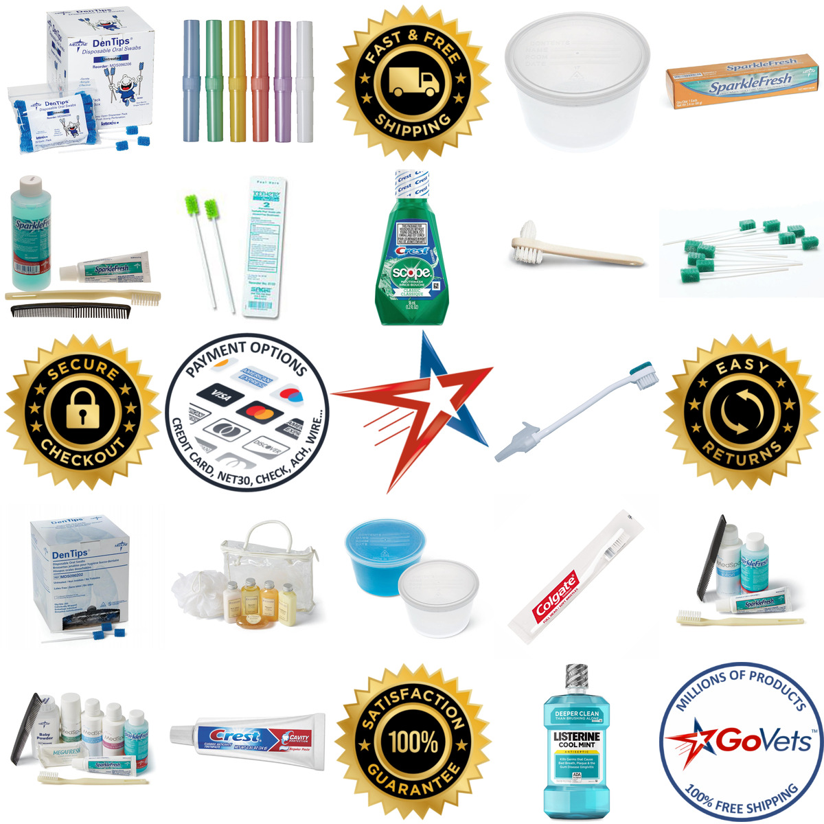 A selection of Dental Care products on GoVets