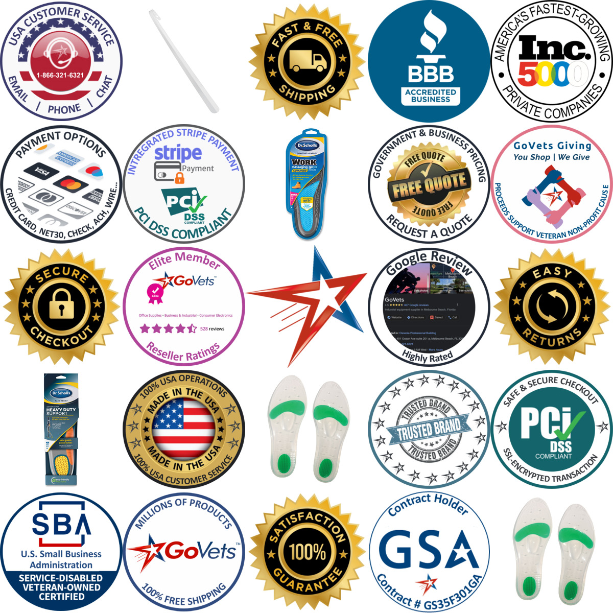 Millions of Products A selection of Shoe Care products on GoVets