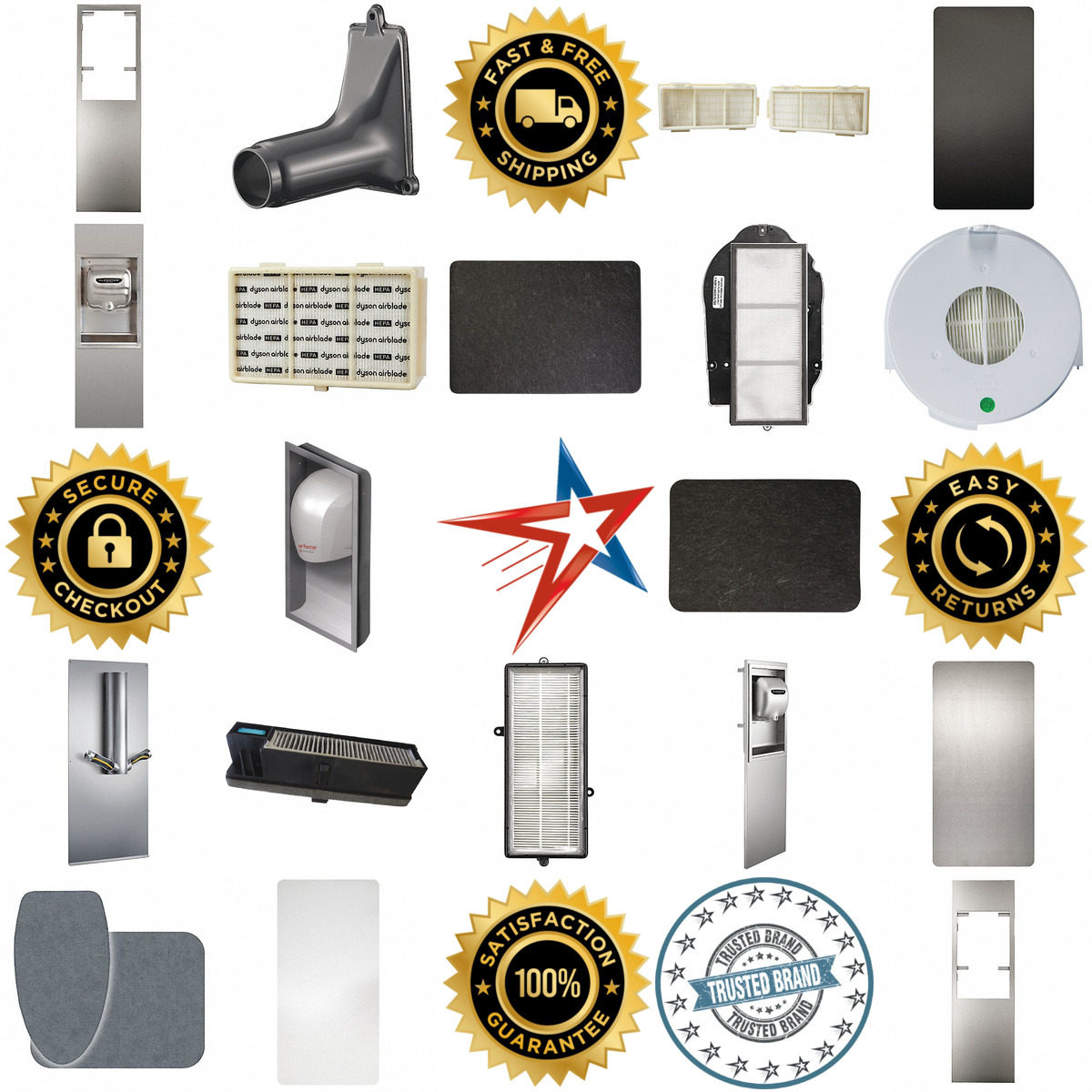 A selection of Hand Dryer Accessories products on GoVets