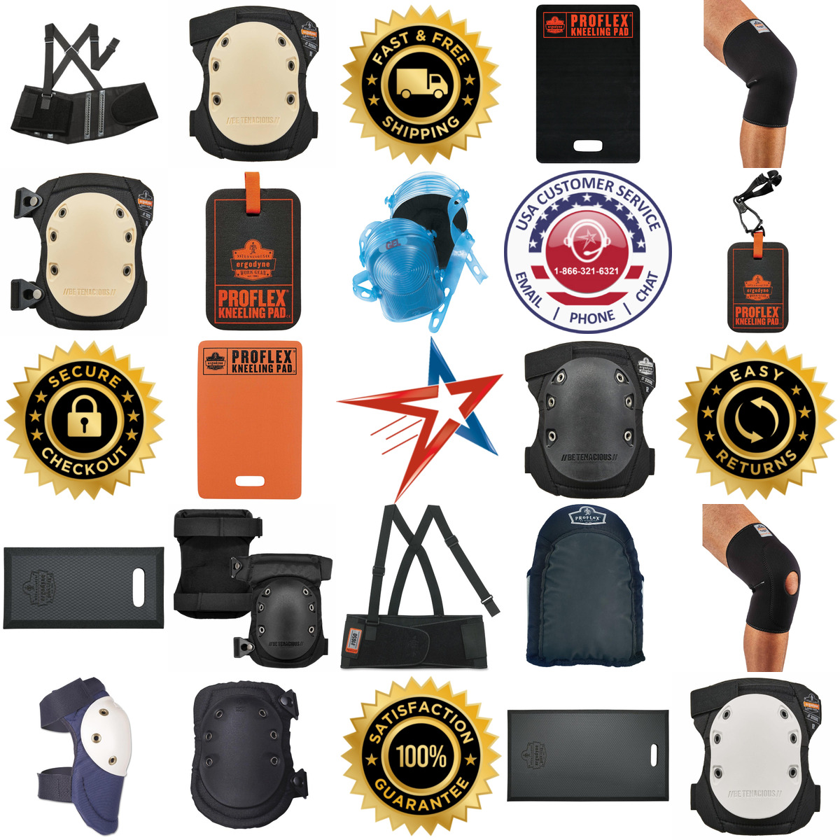A selection of Ergonomic Protection products on GoVets