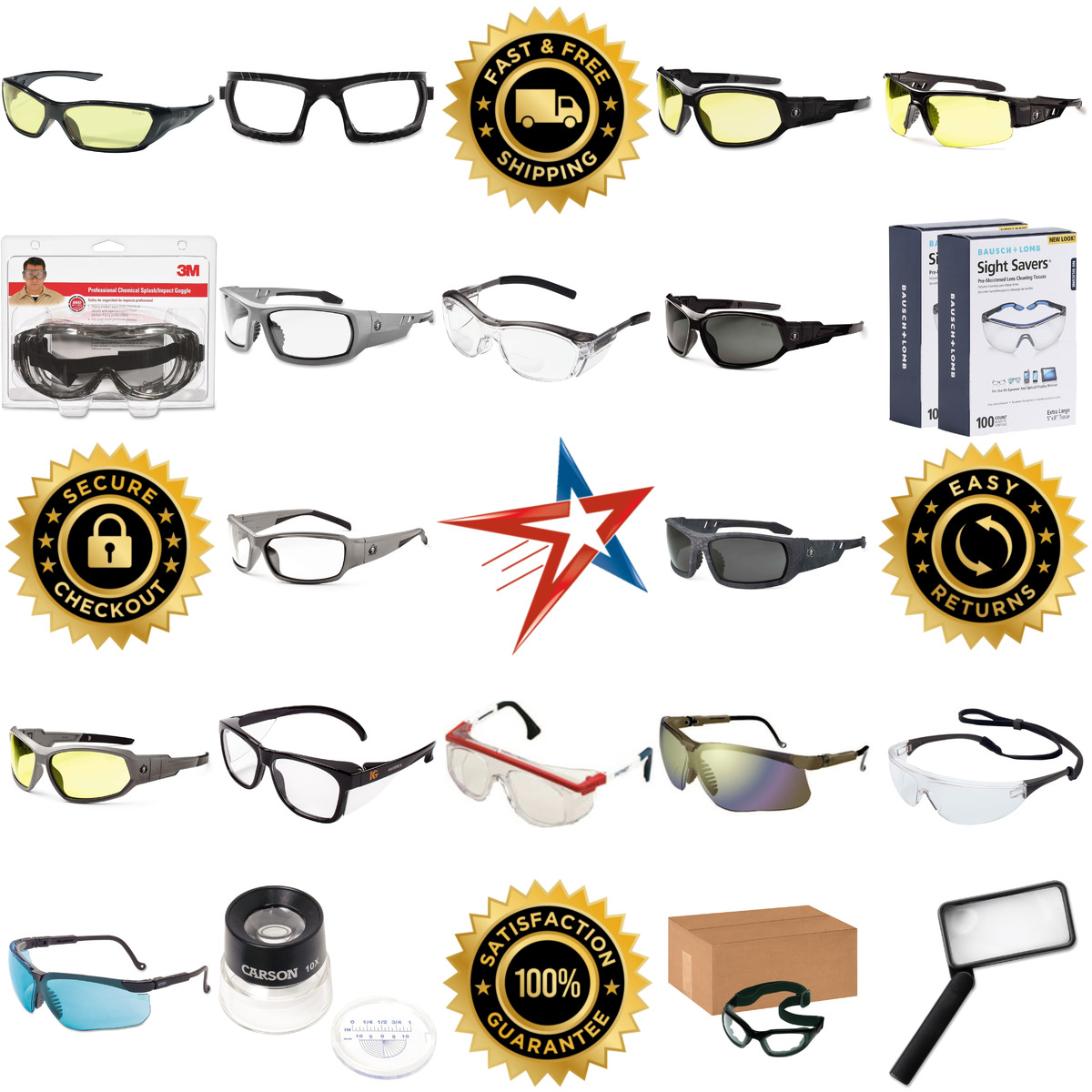 Millions of Products A selection of Eye Protection products on GoVets